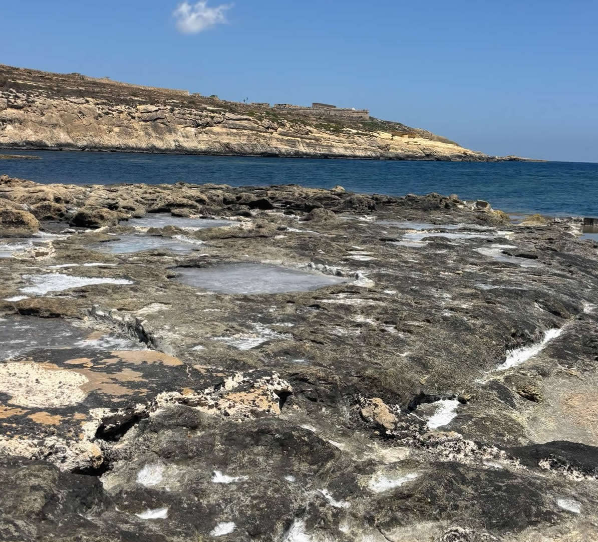 Coastal Salt Pans in Gozo